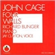 John Cage - Four Walls